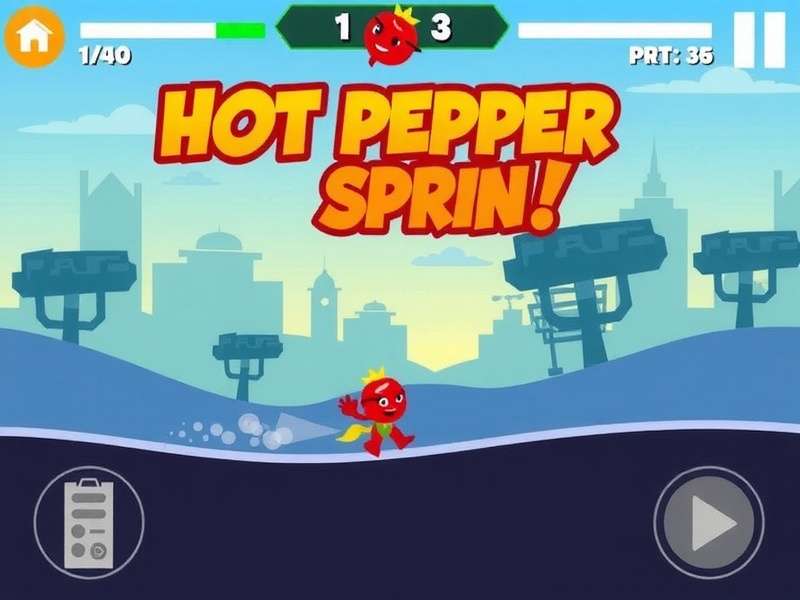 Hot Pepper Sprint Gameplay Screenshot